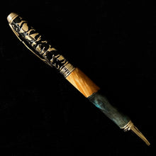 Load image into Gallery viewer, Pen - Birds - 24 KT Gold - Buckeye and Green Metallics