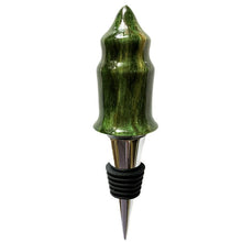 Load image into Gallery viewer, Bottle Stopper - Spalted Green Tamarind