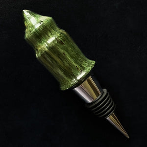 Bottle Stopper - Spalted Green Tamarind